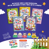 Ziyadbooks (5 Books) Educational Islamic Children's Activities Busybook Learning 3 4 5 Years Old Pre