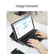 KEYBOARD DUX DUCIS KEYBOARD WALLET FULL COVER CASING CASE SAMSUNG TAB A9 8.7 INCH