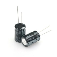 5 Pieces Capacitor uf 680 50V 2 Legs