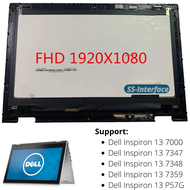 Layar LCD Touch Screen Dell Inspiron 13 7000 7347 7348 7359 P57G Panel sentuh Laptop Notebook