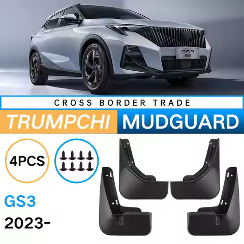 4pcs Mudguards For Trumpchi GS3 II GAC GS3 Emzoom 2023 2024 2025 Mud Flaps Splash Guards Fender MudF