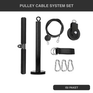 Pulley cable system set - gym Pulley - Pull Down Lat gym cable