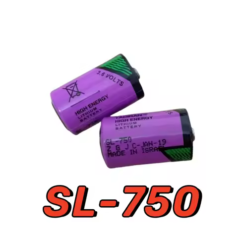 2PCS SL-750 3.6V PLC Battery