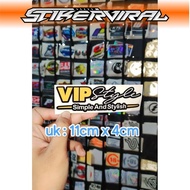 VIP STYLE printing sticker