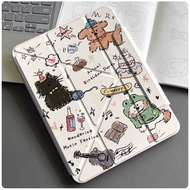 Leather Case for iPad Pro M4 13 inch 2024 Fashion, Magnetic Detachable 720 Rotating iPad Leather Cas