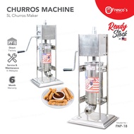Churros Maker Machine 5L Mesin Churros Vertical Sausage Stuffer Stainless Steel Sausage Maker Meat F