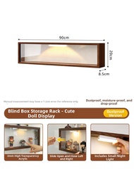 ARTPIONEER | Dust-proof Lighted Collectibles Display Rack Vintage Style