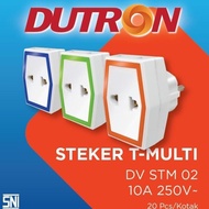 Steker T Multi Warna DUTRON / Colokan Listrik Warna DUTRON