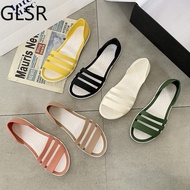 【CW】Women Summer Flat Sandals 2020 Open-Toed Slides Slippers Candy Color Casual Beach Outdoot Female Ladies Jelly Shoes