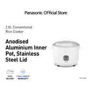 Panasonic SR-E28WSHN 2.8L Convectional Rice Cooker with Stainless Steel Lid and Keep Warm Function