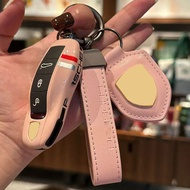 Porsche Key Shell Compatible with Macan Panamera Taycan 911 Cayenne 718 Key Cover Modification Acces