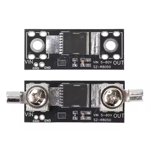 Ideal Diode Module 80V 50A High Current Solar Anti-Backflow Charging Reverse Current Protection Boar