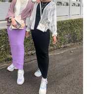 Premium Women's Long Midi Skirt Knitted Span Skirt C13