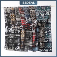 [Johor Stock] Thailand Elephant Wide Leg Pants Beach Shorts for Women Summer Thin High Waist Slimmin