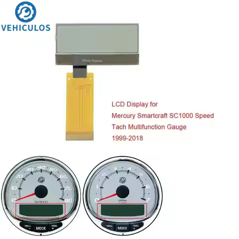 Gauge LCD Display CHM1102 SC1000 A2C52100134 8M6003251 for Mercury Smartcraft SC1000 Speed Tachomete