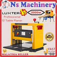Luxter Professional 13"Table Wood Planer/Wood Planer Thicknesser Machine 2000w/Portable Thickness Pl