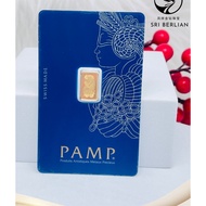 999 (24k) PAMP Gold Bar（1g,5g and 10g )
