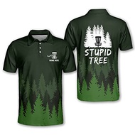 LASFOUR Personalized Funny Disc Golf Shirts for Men, Retro Disc Golf Shirts, Disc Golf Gifts, Disc G