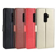 Suitable for Samsung S9 Mobile Phone Leather Case Galaxy S9 PLUS Flip Phone Case S9plus Card Protective Case SHS