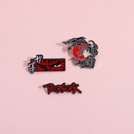 Berserk Enamel Pins Red Nordic Sign Berserk Guts Behelit Brooch Badge Lapel Pin Anime Jewelry Access