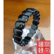 [Jinglai Run] Rainbow Obsidian Hand Row 29g 14mm Circumference 17cm Silver Ten Victory Stone Town Ho
