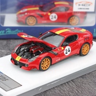 SH 1/64 Ferrari F12 #24 Red Alloy Diecast Car Model Toy Birthday Gift