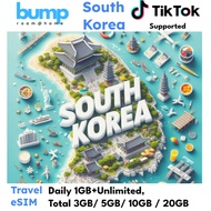 South Korea 5G eSIM | 1GB for 7 Days | 3GB for 15 Days | 5GB for 30 Days | 10GB for 30 Days