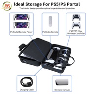Jys PS5 Slim Host/Portal Handheld Storage Bag Storage Bag Compatible with PS5Slim Digital Optical Drive Version