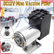 [LsgdyMY] Mini Air Pump Motor Diaphragm Air 65-120kpa DC12V Vacuum Suction 6W for Fuel with Bracket 
