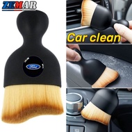 1Pc Ford Car Interior Cleaning Soft Brush Dashboard Air Outlet Gap Dust Removal Detailing Brush  Auto Maintenance Cleaning Tool For Ranger Raptor T6 T7 WL Everest Focus Escape Mustang Ecosport Accessories