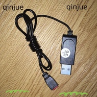 QINJUE USB Charger Cable, 3.7V 1S Plastic Replacement Charging Cord,  Black Drone Parts Accessories 