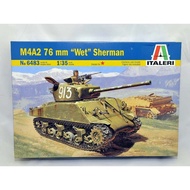 ITALERI 6483 1/35 US M4A2 76mm gun Sherman tank
