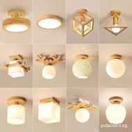 Modern Wood Ceiling Light Simple Corridor Aisle Light Scandinavian Original Foyer Entry Foyer Cloakr