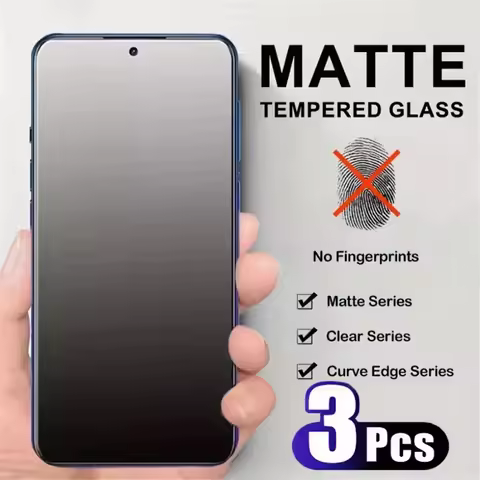 1-3Pcs Matte Screen Protector For Xiaomi Redmi Note 13 12 11 10 9 7 8 Pro 13C 10C 12C 10A 9A 9C Poco