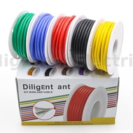 5 Colors Mix Electirc Wire 18/20/22/24 AWG 25m/box Super Soft Silicone Wire Heat Resistant Flexible 