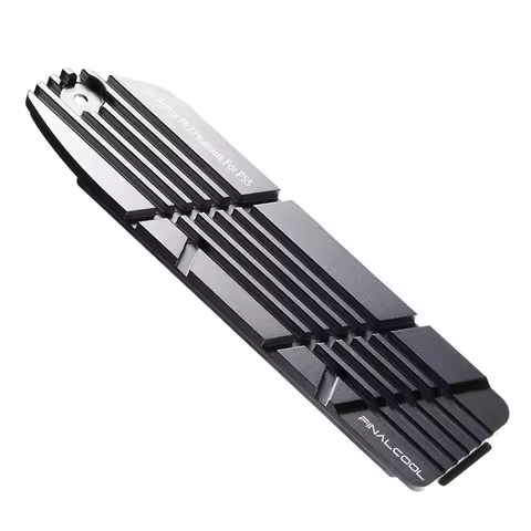 FinalCool IceArmor PS5 Heatsink for PS5 Internal PCIe M.2 NVMe 4.0 Gaming SSD, Magnesium Aluminum Al