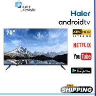 [FREE SHIPPING] Haier 70" 4K UHD Android Series Smart LED TV H70D6UG