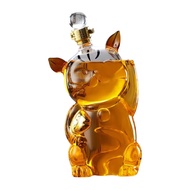 Chic Barware Accessory Elegant Craft Beverage Decanter 1000ml Whiskey Cat Bottle Decanter Unique Gla