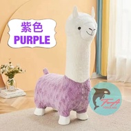Alpaca Seat Living Room Animal Stool Decoration Sitting Stool Floor Ornament Shoe Changing Stool Hom