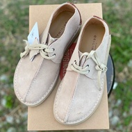 [HOT SALE] CLARKS DESERT TREK 06 Genuine Cream Suede Leather S1690001 KASUT KULIT LELAKI MEN MAN SHO