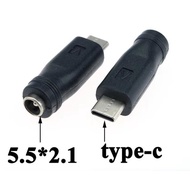 Adapter Konektor DC Jack 5.5 x 2.1mm Female To USB 2.0 Male Female / Micro USB / Type-C