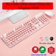 Xingmen N520 Wireless Keyboard and Mouse Set with waterproof design, super cute