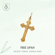 [Kedai Emas Gemilang] 3002419 Gold Pendant (3.41Cm) (1.74G) [916 Gold]