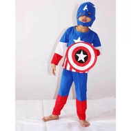 Kids Boy Blue Costume Captain America ~ Boy Set