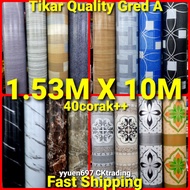 Quality Tikar Getah Lantai 5 kaki Tebal 0.40mm Murah 1 Gulung 10m x 1.5m PVC Flooring Roll 地席