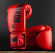 【全新*有 8,10,12,14oz.碼】專業成人拳擊手套 Boxing Gloves Fighting Training Martial Art Thai Protection 男女合用 輕巧耐磨 
