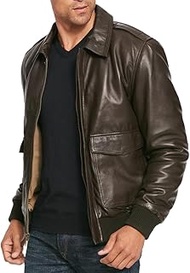 A2 Aviator Flying Tiger WWII Flight Aviator Bomber Jacket in Real Leather for Men B3 Bomber leather