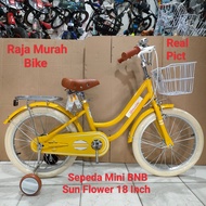Sepeda Anak Mini 18 inch BNB Sun Flower Sepeda Anak Perempuan Sun Flower BNB 18 inch