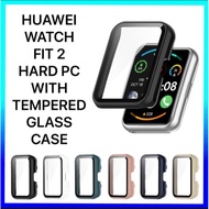 Huawei Watch Fit 2 Hard PC With Tempered Glass Protector Case Huawei Fit2 Full Coverage Cover