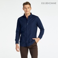 ELLE HOMME | Navy Blue REGULAR Collar Long Sleeve Shirt W8B675